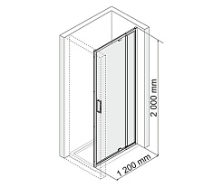 WasserKRAFT Душевая дверь Berkel 48P05 – фотография-3